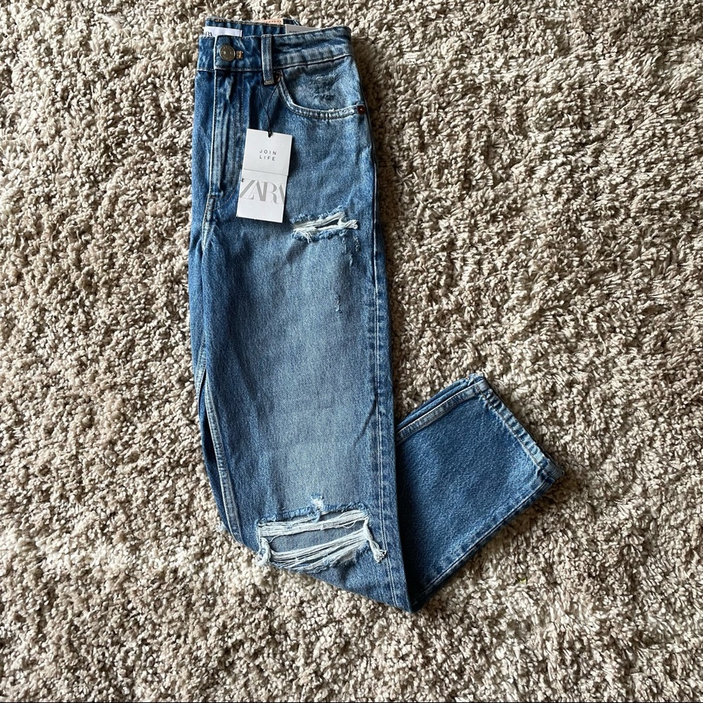 NWT Zara Classic Mom Jeans